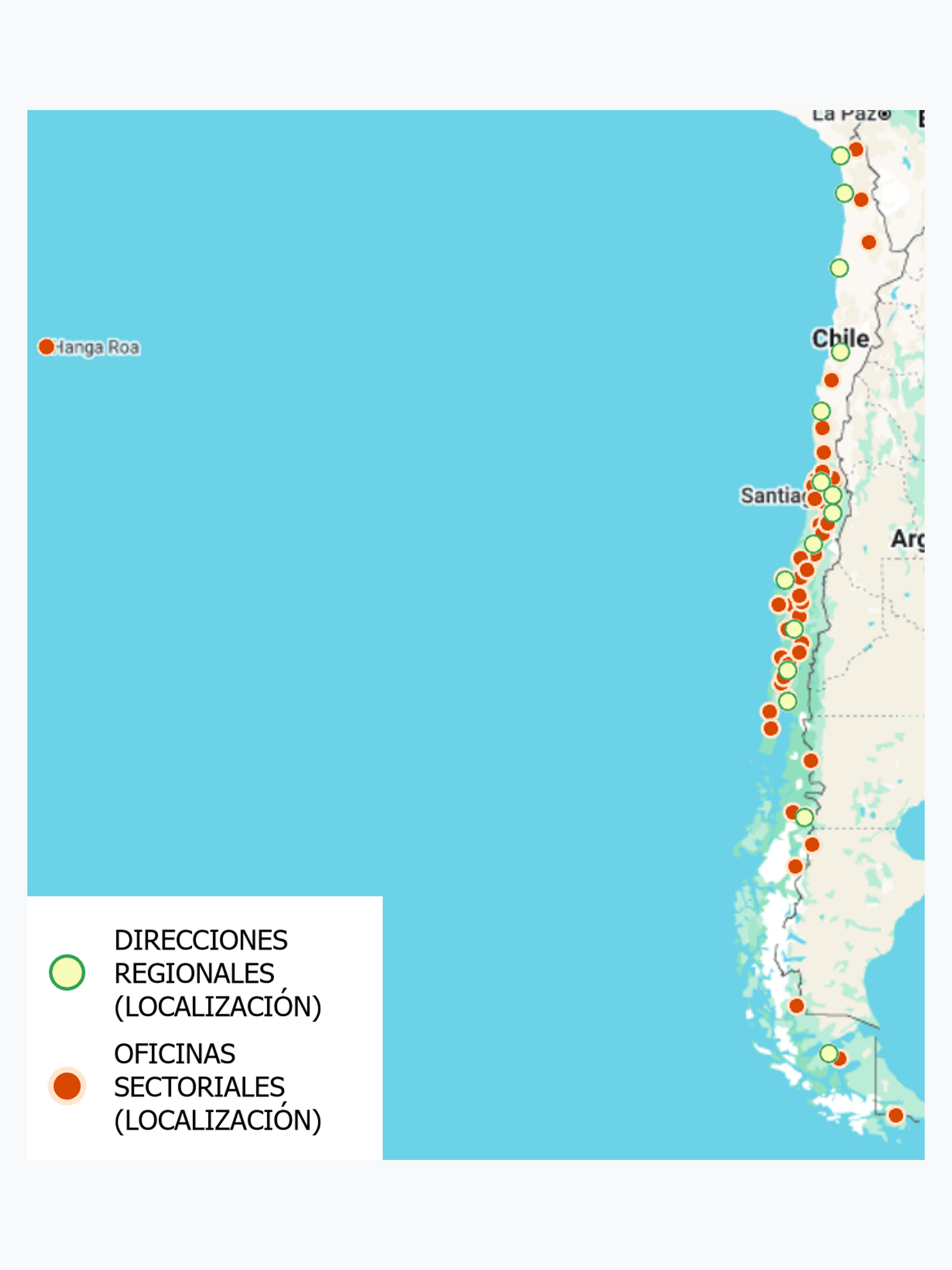 Servicio Web de Mapas - Dependencias Minagri del SAG